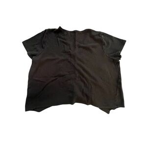 Black Short Sleeve Top